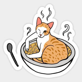 Cat Soup Sticker